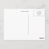 Hollyhocks : Carte postale japonaise (Dos)