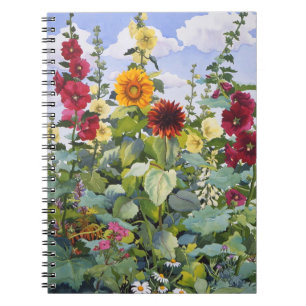 Hollyhocks en Sunflower 2005 Notitieboek