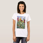 Hollyhocks en Sunflower 2005 T-shirt (Voorkant volledig)