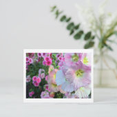 Hollyhocks: Japan Briefkaart (Staand voorkant)