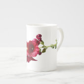Hollyhocks os chine mug (Devant droit)