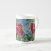 Hollyhocks os chine mug (Devant droit)