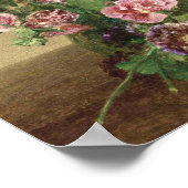 Hollyhocks Poster (Hoek)