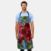 Hollyhocks-schort Schort (Gedragen)