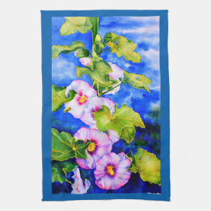 Hollyhocks Theedoek