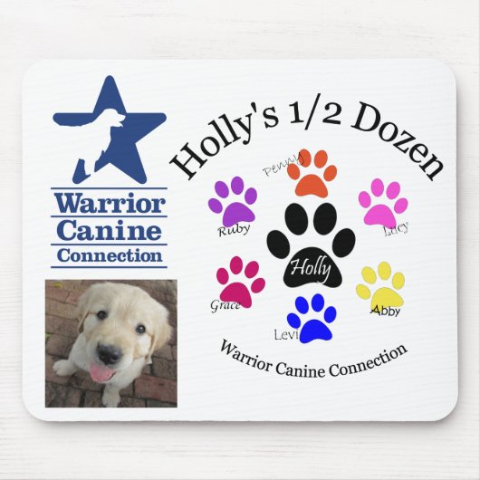 Holly's Half Dozen mousepad Muismat (Voorkant)