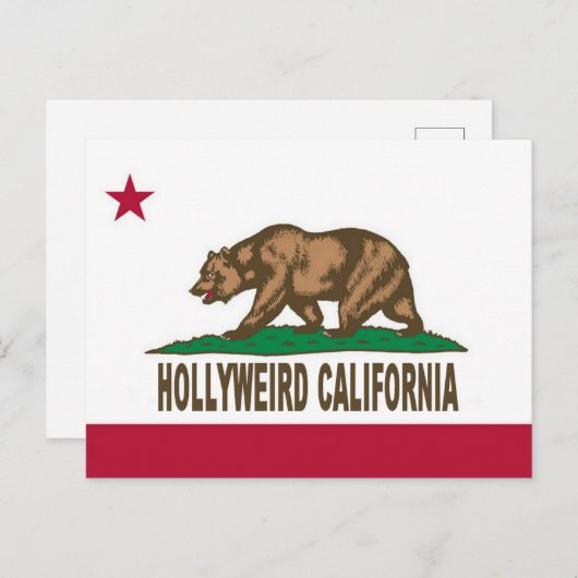 Hollyweird Briefkaart (Voorkant / Achterkant)