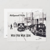 "Hollywood 1920s" Ik hoop dat je hier in het Brief Briefkaart (Voorkant / Achterkant)