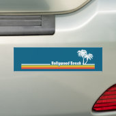 Hollywood Beach Florida Bumpersticker (Op auto)