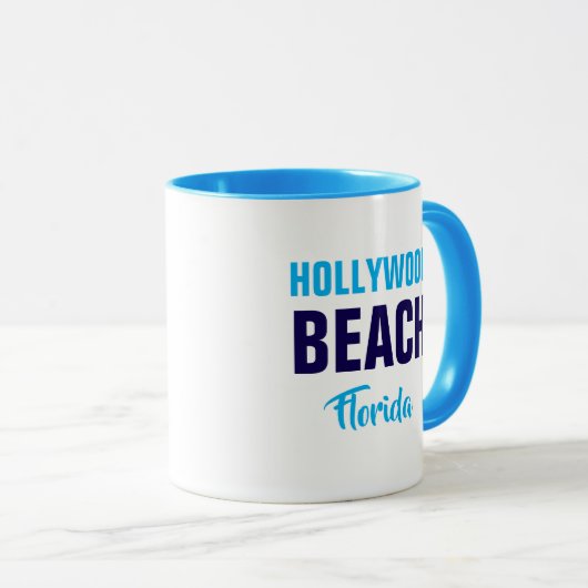 Hollywood Beach Florida Coffee Mug (Devant droit)