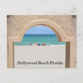 Hollywood Beach Florida fotografisch Briefkaart (Voorkant)
