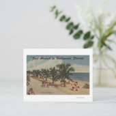 Hollywood Beach, Florida - Uitzicht van Beach Briefkaart (Staand voorkant)