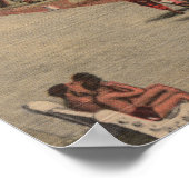 Hollywood Beach, Florida - Uitzicht van Beach Poster (Hoek)