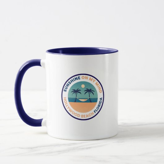 Hollywood Beach Floride Café Mug (Gauche)