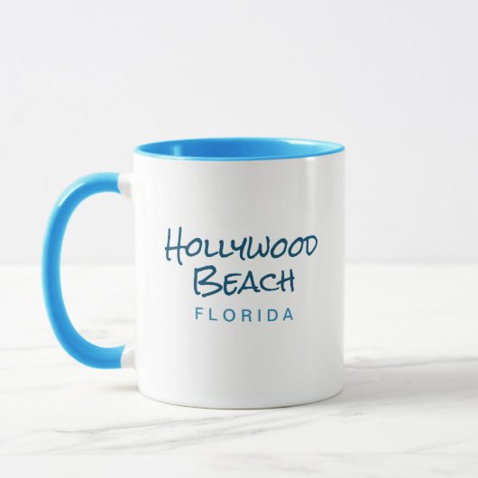Hollywood Beach Floride Café Mug (Gauche)