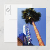 Hollywood Boulevard, Los Angeles Briefkaart (Voorkant / Achterkant)