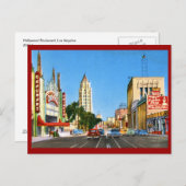 Hollywood Boulevard, Los Angeles  Briefkaart (Voorkant / Achterkant)