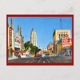 Hollywood Boulevard, Los Angeles  Briefkaart