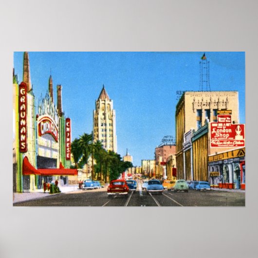 Hollywood Boulevard, Los Angeles Poster (Voorkant)