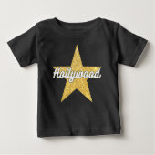 Hollywood Boulevard Script en Star Baby T-Shirt (Voorkant)