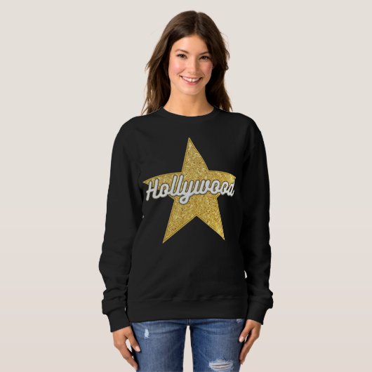Hollywood Boulevard Script en Star Sweatshirt (Voorkant volledig)