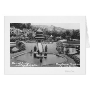 Hollywood, CA Bernheimer Home in de Japanse tuin