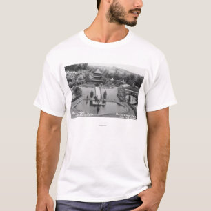 Hollywood, CA Bernheimer Home in de Japanse tuin T-shirt
