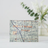 HOLLYWOOD, CA Carte postale Vintage (Debout devant)