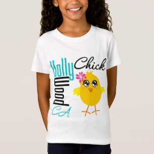 Hollywood CA Chick 1 T-shirt