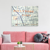 Hollywood, CA Kaart Afdrukken (Insitu (Woonkamer))