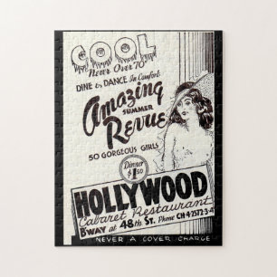 Hollywood Cabaret Restaurant uit 1930 Legpuzzel