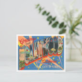 Hollywood, California Big Letters Briefkaart (Staand voorkant)