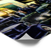 Hollywood California Boulevard Night Poster (Hoek)