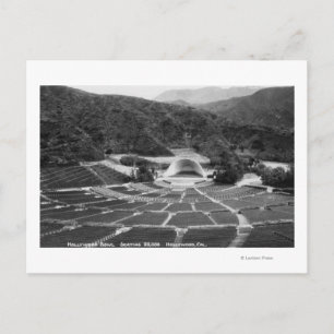 Hollywood, California Hollywood Bowl Uitzicht Briefkaart