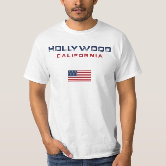 Hollywood California T-shirt (Voorkant)