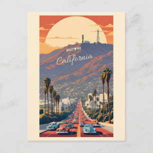 Hollywood Californië Briefkaart