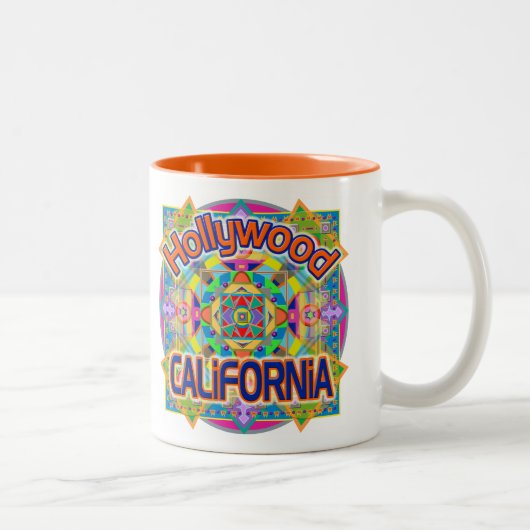 Hollywood CALIFORNIE Happy Mug (Droit)
