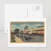 Hollywood, CALooking South op Vine Street Uitzicht Briefkaart (Voorkant / Achterkant)
