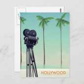 Hollywood  camera Travel poster Briefkaart (Voorkant / Achterkant)