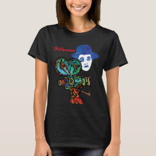 Hollywood Camerafilm Blauw Reizen T-shirt
