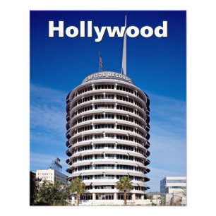 Hollywood Capitol Records Foto Afdruk