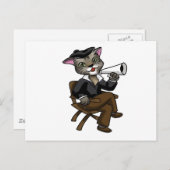 Hollywood Cat Briefkaart (Voorkant / Achterkant)