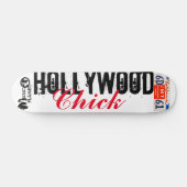 HOLLYWOOD CHICK Skateboard, 7 ¾" deck Skateboard (Horizontaal)