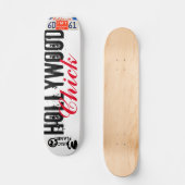 HOLLYWOOD CHICK Skateboard, 7 ¾" deck Skateboard (Voorkant)
