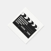 Hollywood Clapboard Napkins Servetten (Hoek)