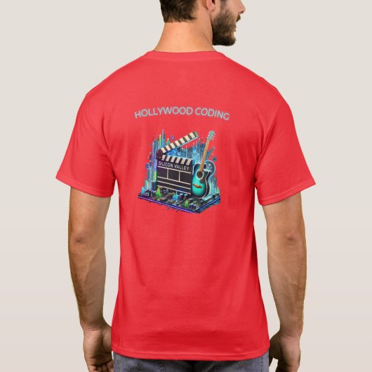 Hollywood-codering: Silicon Valley T-shirt (Achterkant)