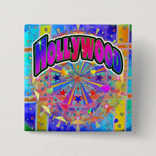 Hollywood Cosmic Unity Button (Voorkant)
