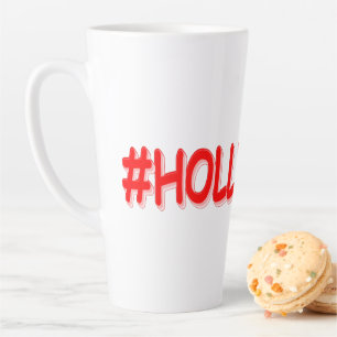 "#HOLLYWOOD" Cute Design. Bestel nu Latte Mok
