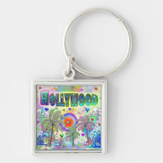 Hollywood Deep Dream Sleutelhanger (Voorkant)