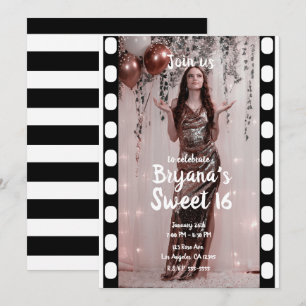 Hollywood Film Bioscoop Fotografie Sweet 16 Kaart